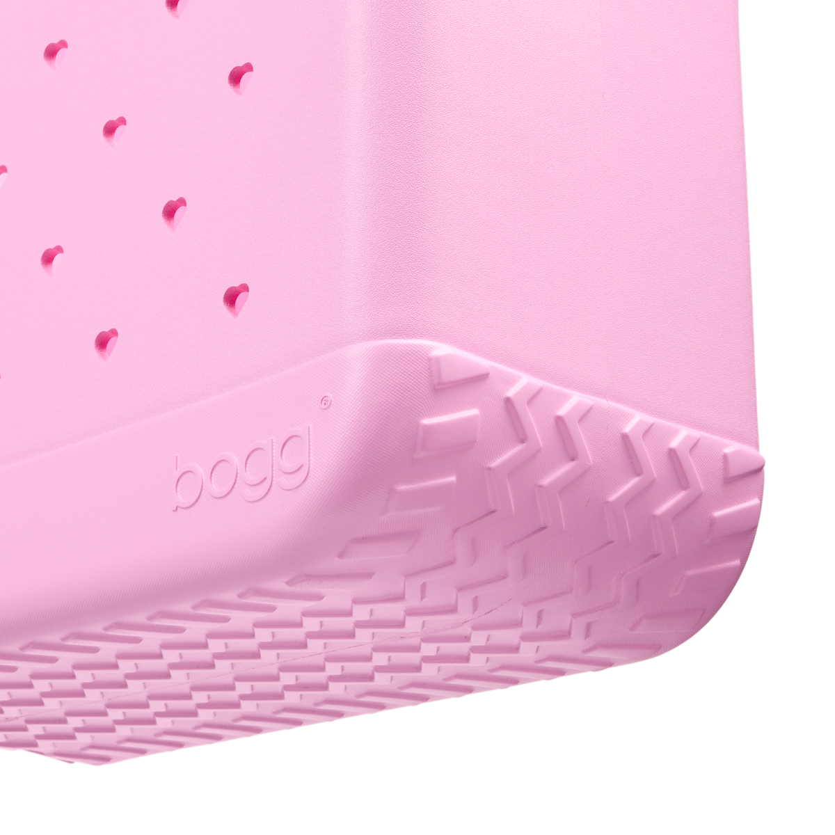 Original Bogg Bag - Cut Out Heart Pink Taffy