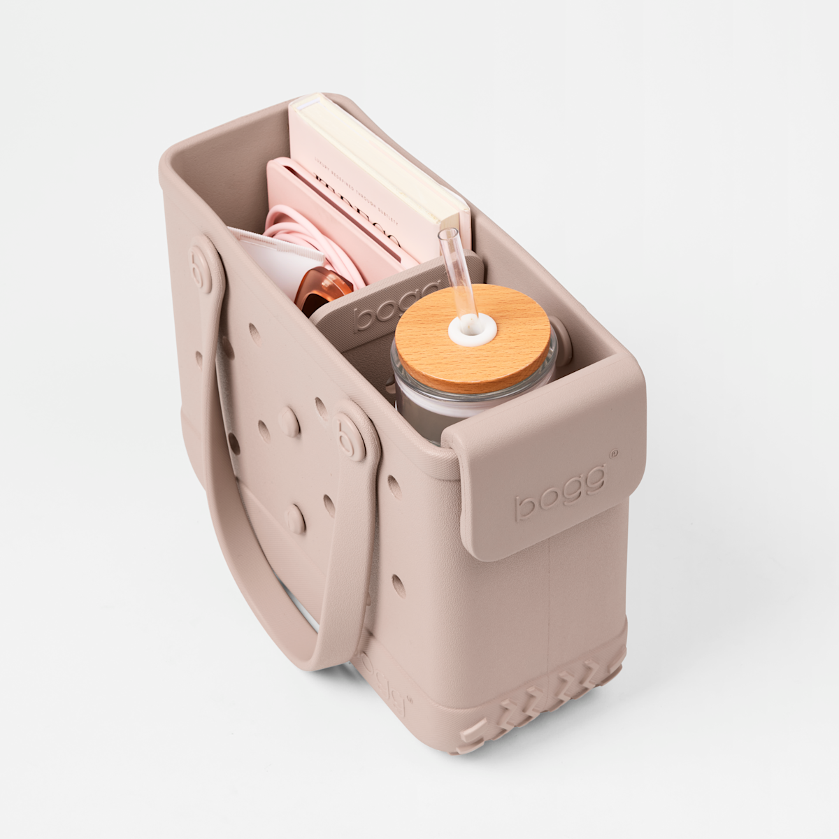 Bitty Bogg Bag - Checkered Camel/ Hot Cocoa