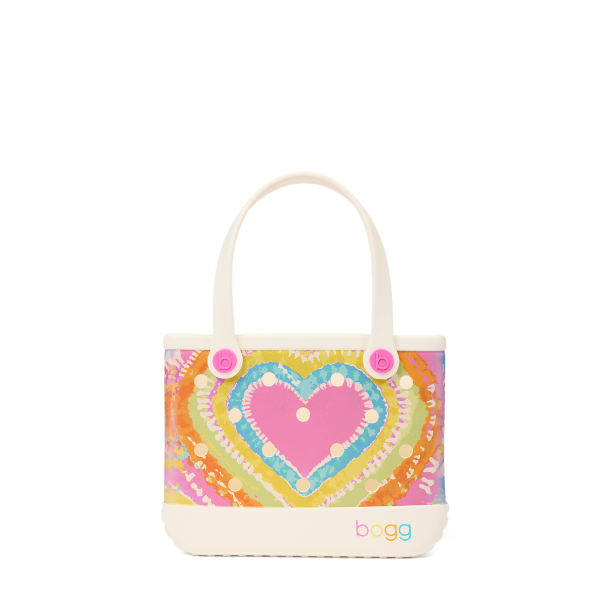 Bitty Bogg Bag - Dye-licious Heart Pink Taffy