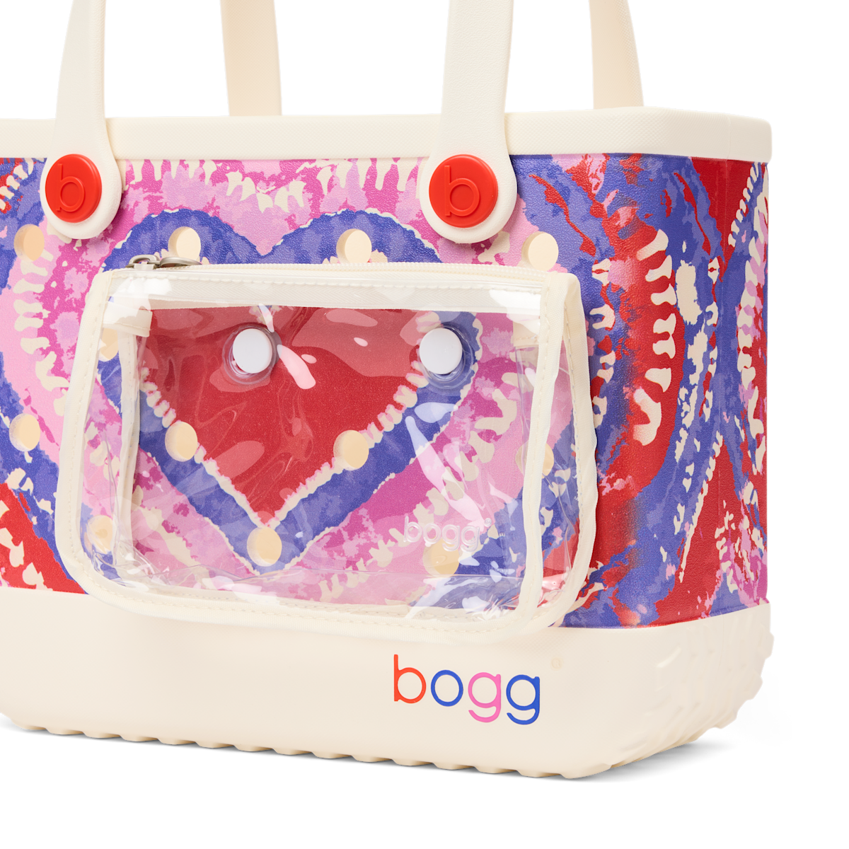 Bitty Bogg Bag - Dye-licious Heart Buoy Red