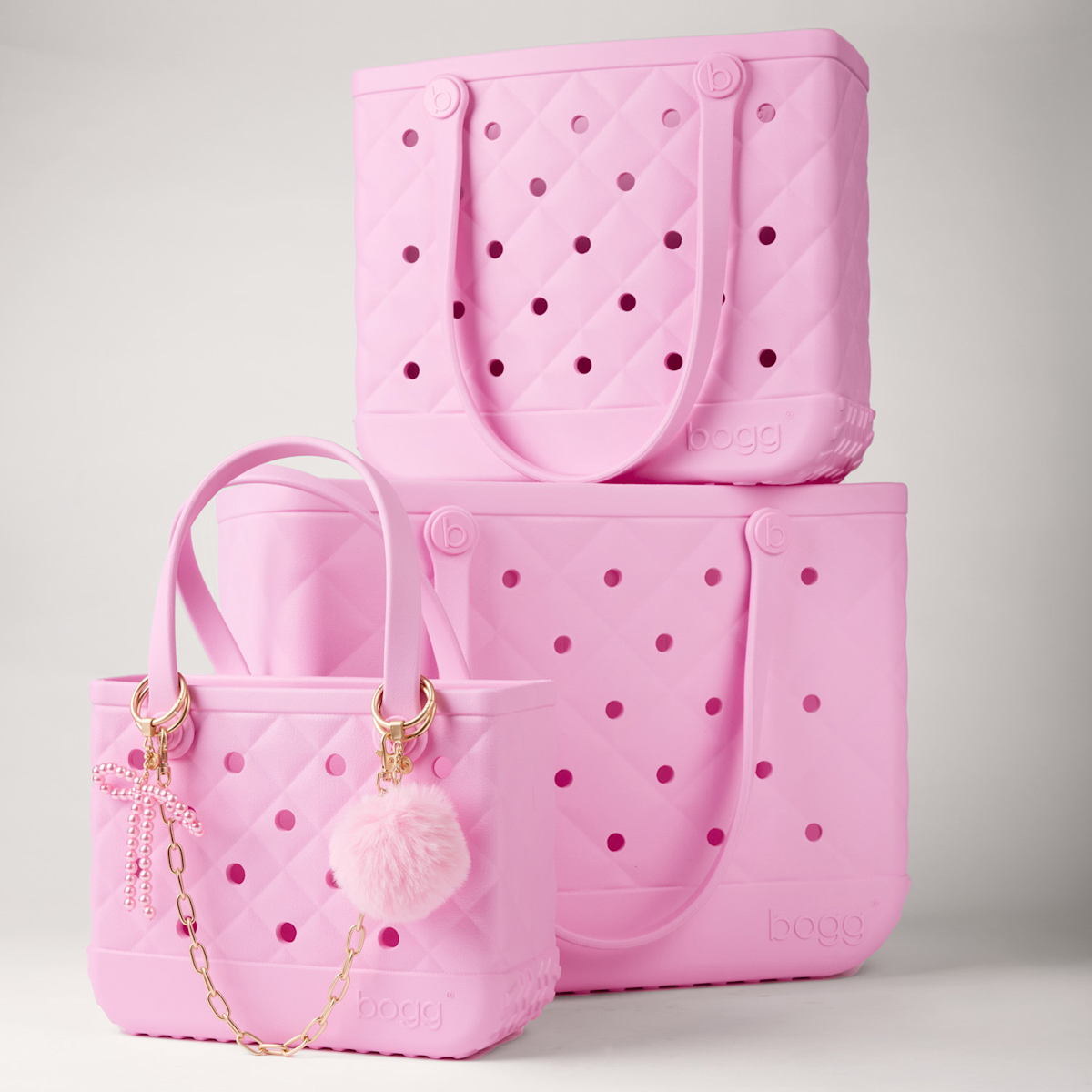Bitty Bogg Bag - Quilted Pink Taffy