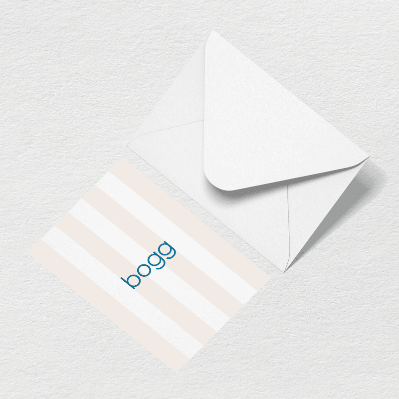 Bogg Stripes Greeting Card