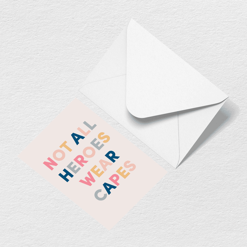Heroes Greeting Card